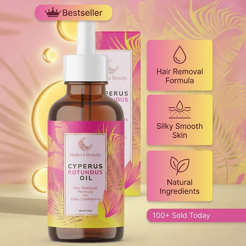 Cyperus Rotundus Oil for Hair Reduction