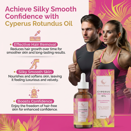 Cyperus Rotundus Oil for Hair Reduction