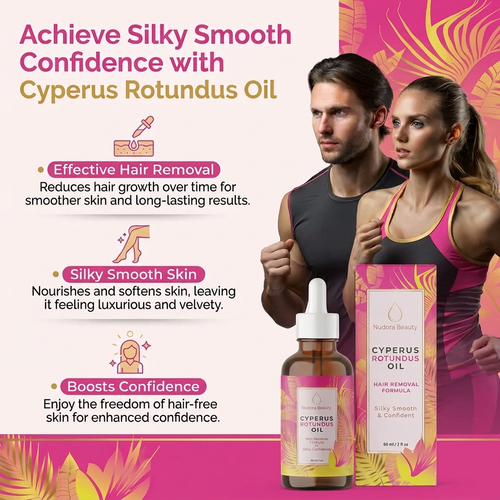 Cyperus Rotundus Oil for Hair Reduction