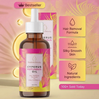 Cyperus Rotundus Oil for Hair Reduction
