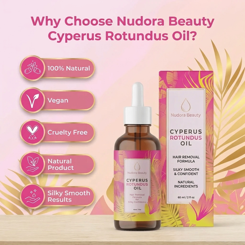 Cyperus Rotundus Oil for Hair Reduction
